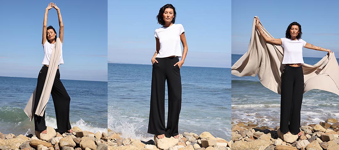 Shop Women's Bottoms: Luxurious Pants, Leggings, Shorts, Skirts & More –  Bleusalt