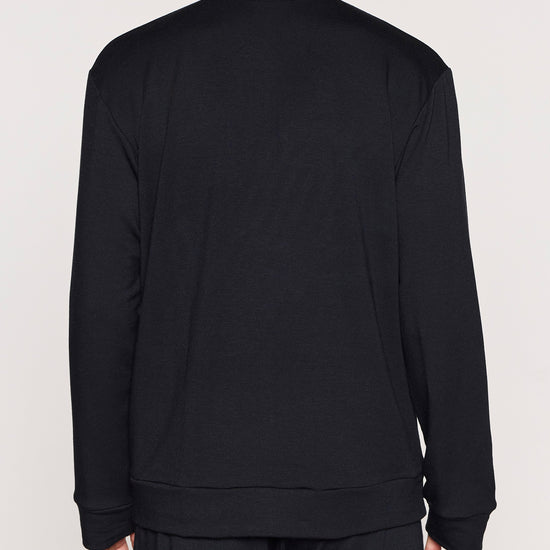 Black | The Men's 1/4 Zip Back