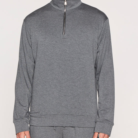 Dark Gray | The Men's 1/4 Zip Front