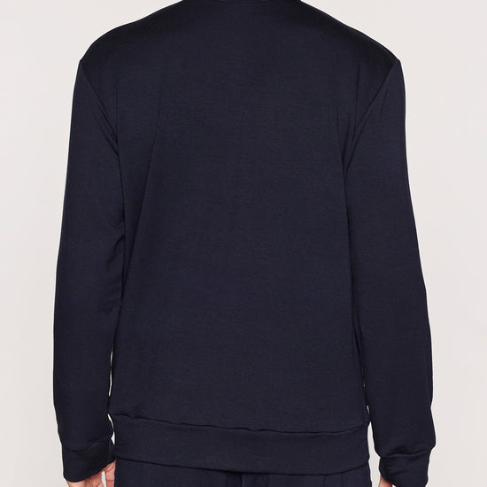 Navy | The Men's 1/4 Zip Back