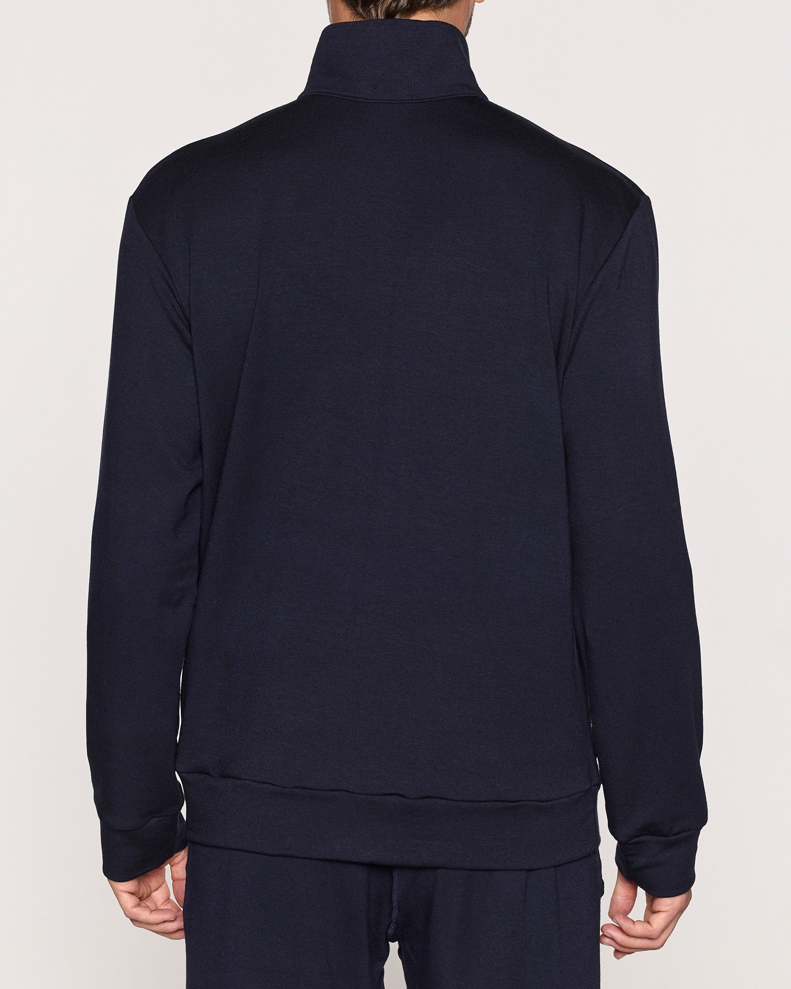 Navy | The Men's 1/4 Zip Back