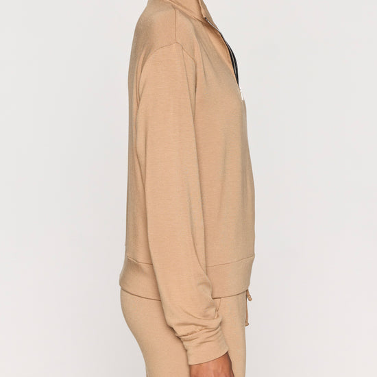 Camel | The Women's 1/4 Zip Side