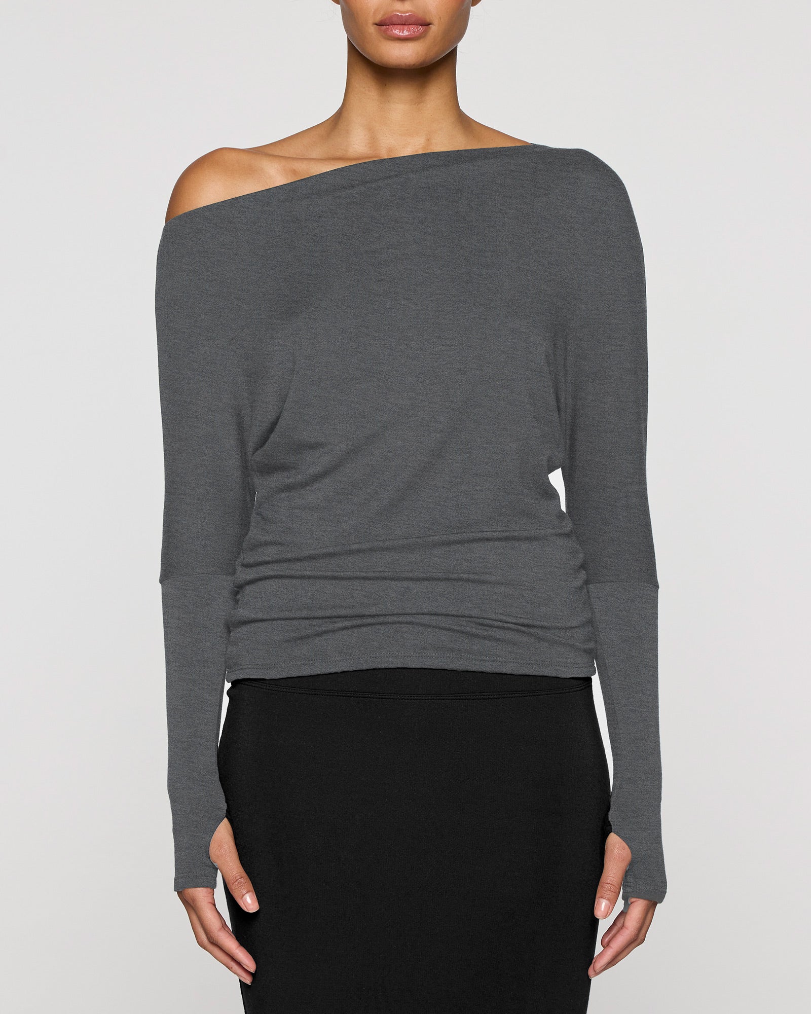 Dark Gray | The Cindy Top Front