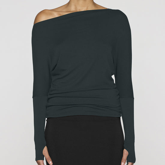 Hunter Green | The Cindy Top designed with Cindy Crawford