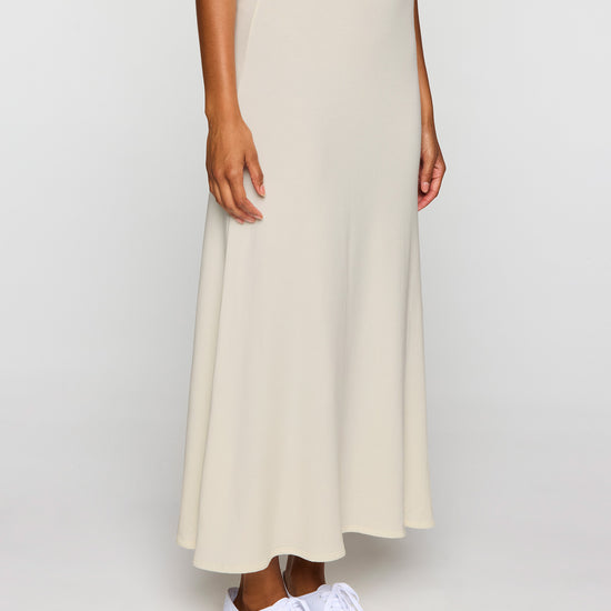 Stone | The Long A-Line Skirt Angle