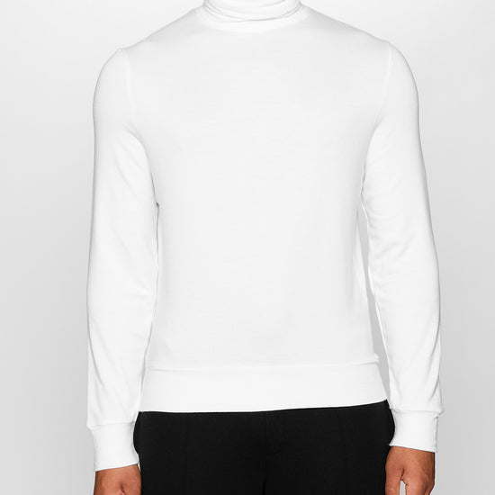 White | The Men's Turtleneck