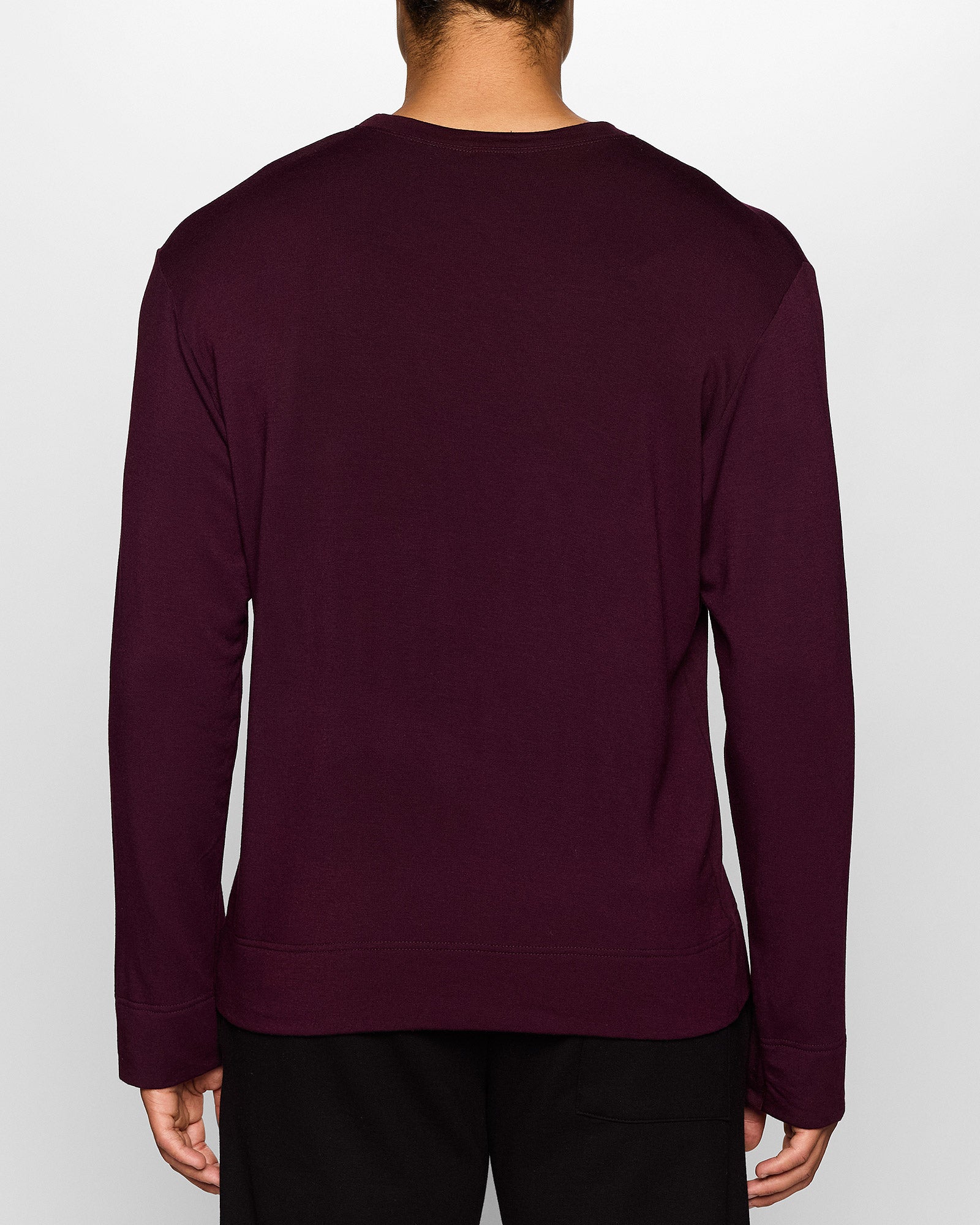 Bordeaux | The Long Sleeve Crew Pullover