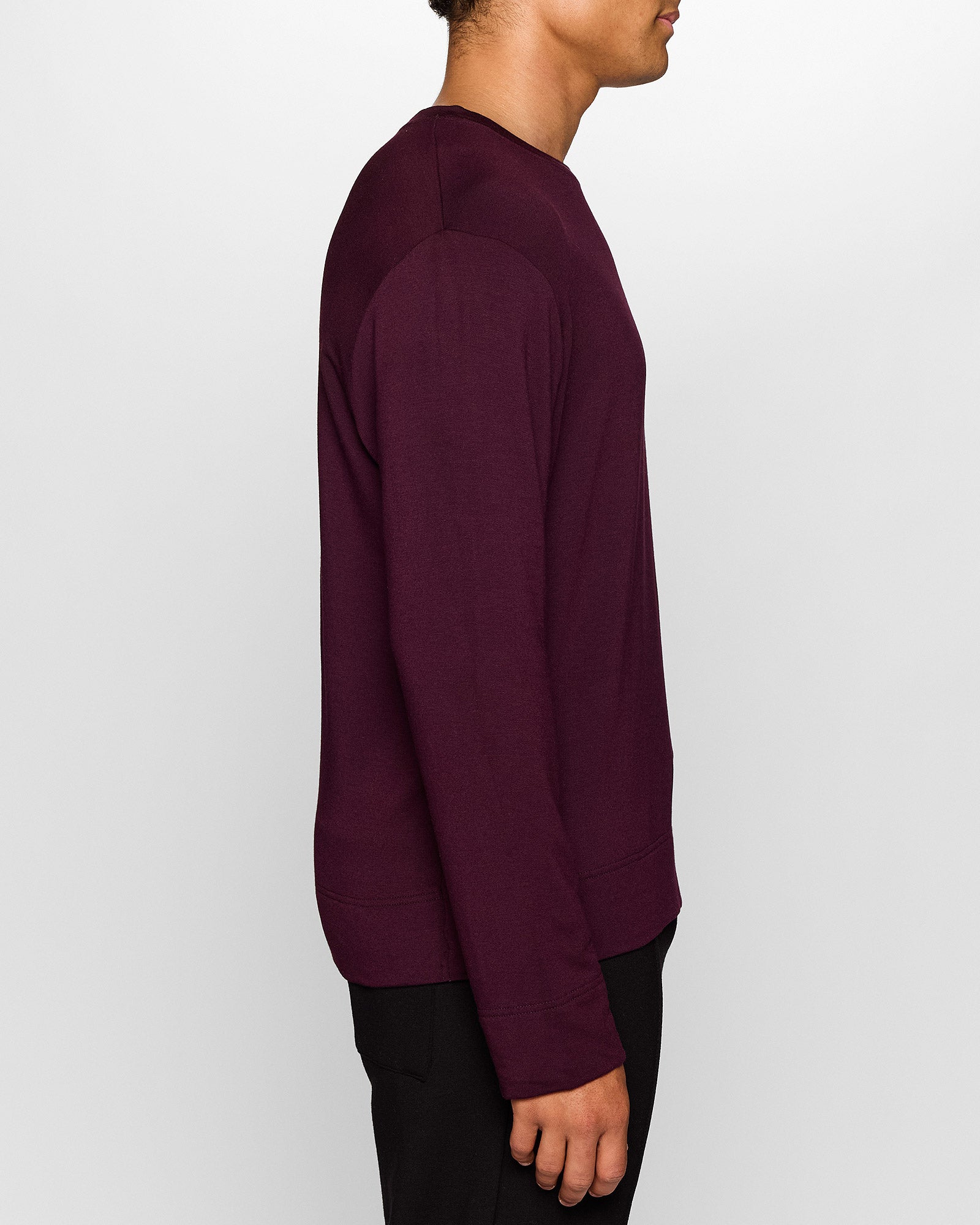 Bordeaux | The Long Sleeve Crew Pullover