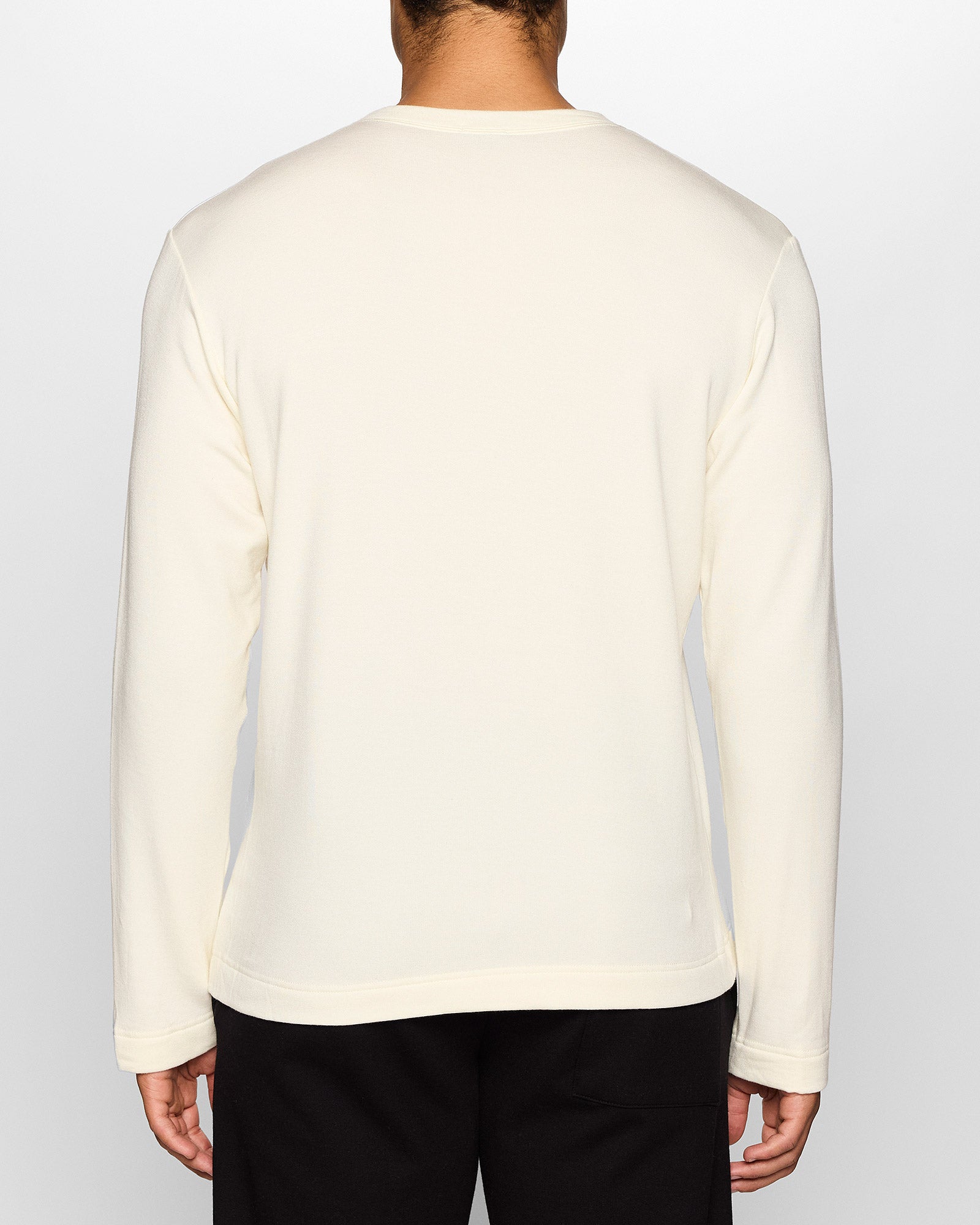 Unbleached | The Long Sleeve Crew Pullover for Men