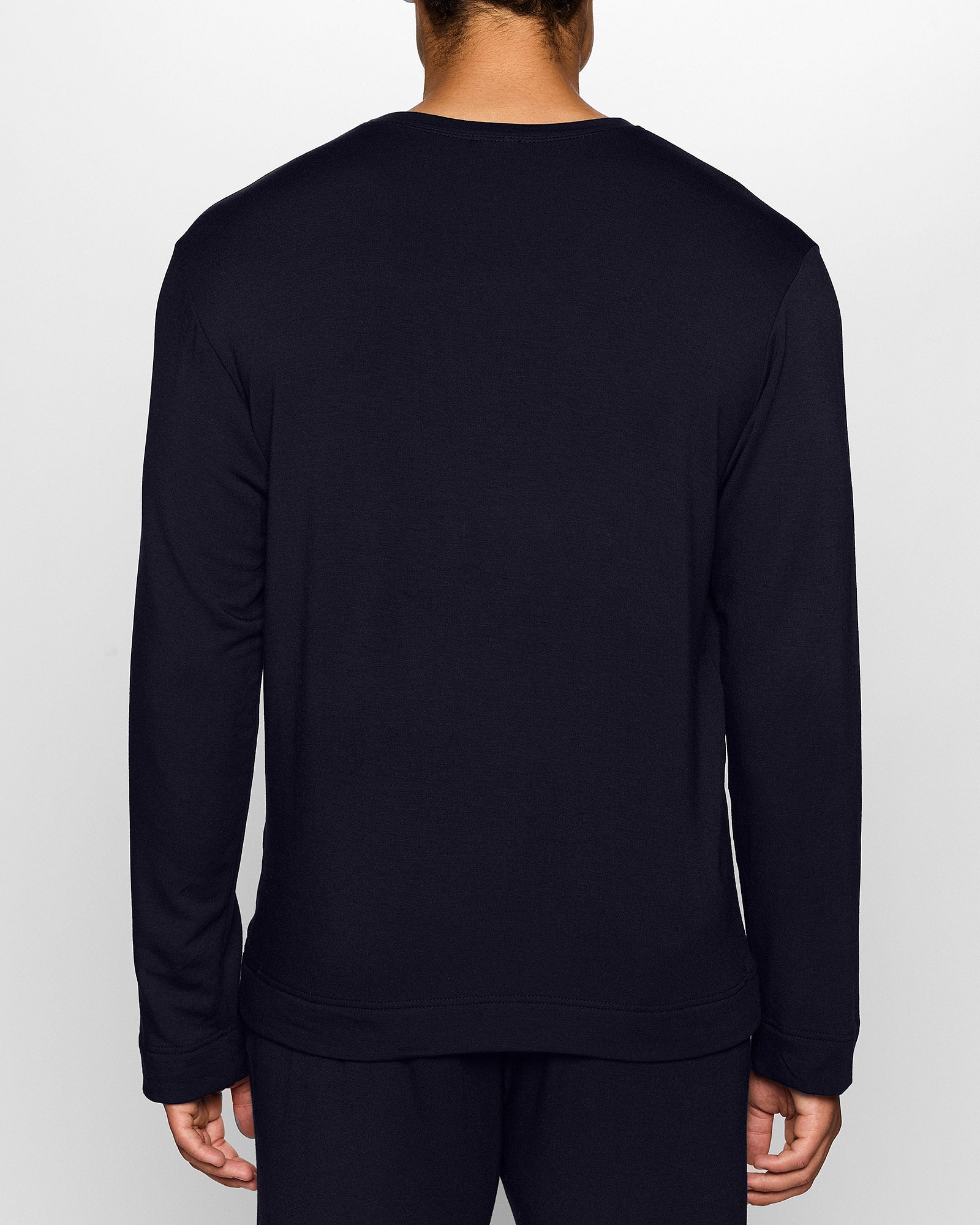Navy | The Long Sleeve Crew Pullover for Men