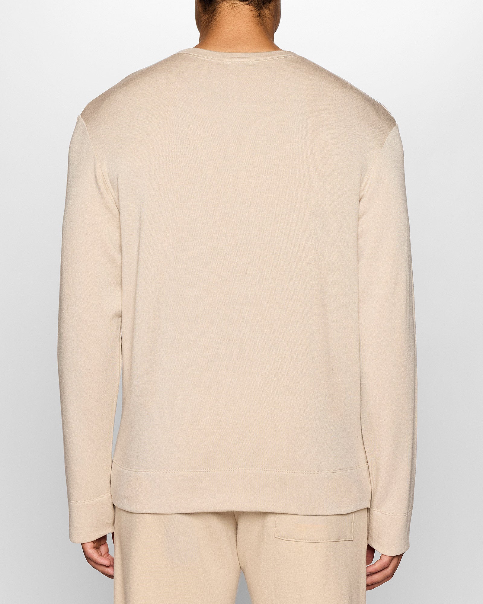 Stone | The Long Sleeve Crew Pullover for Men