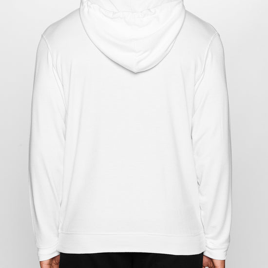 White | Mens Skater Hoodie