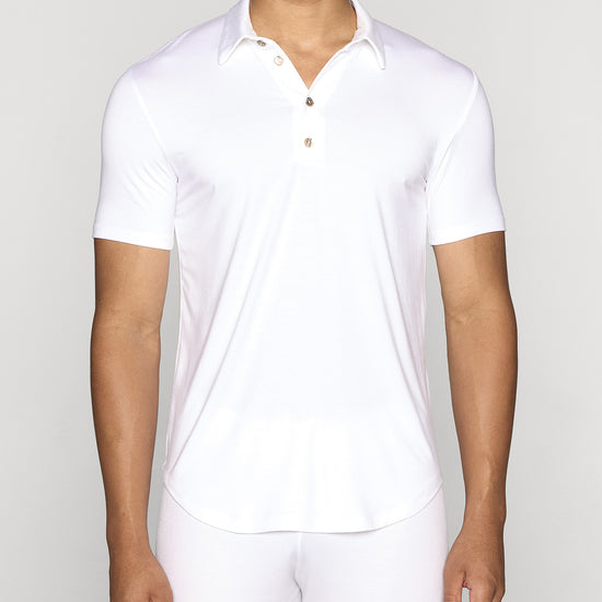 White | Point Polo Men's Bleusalt