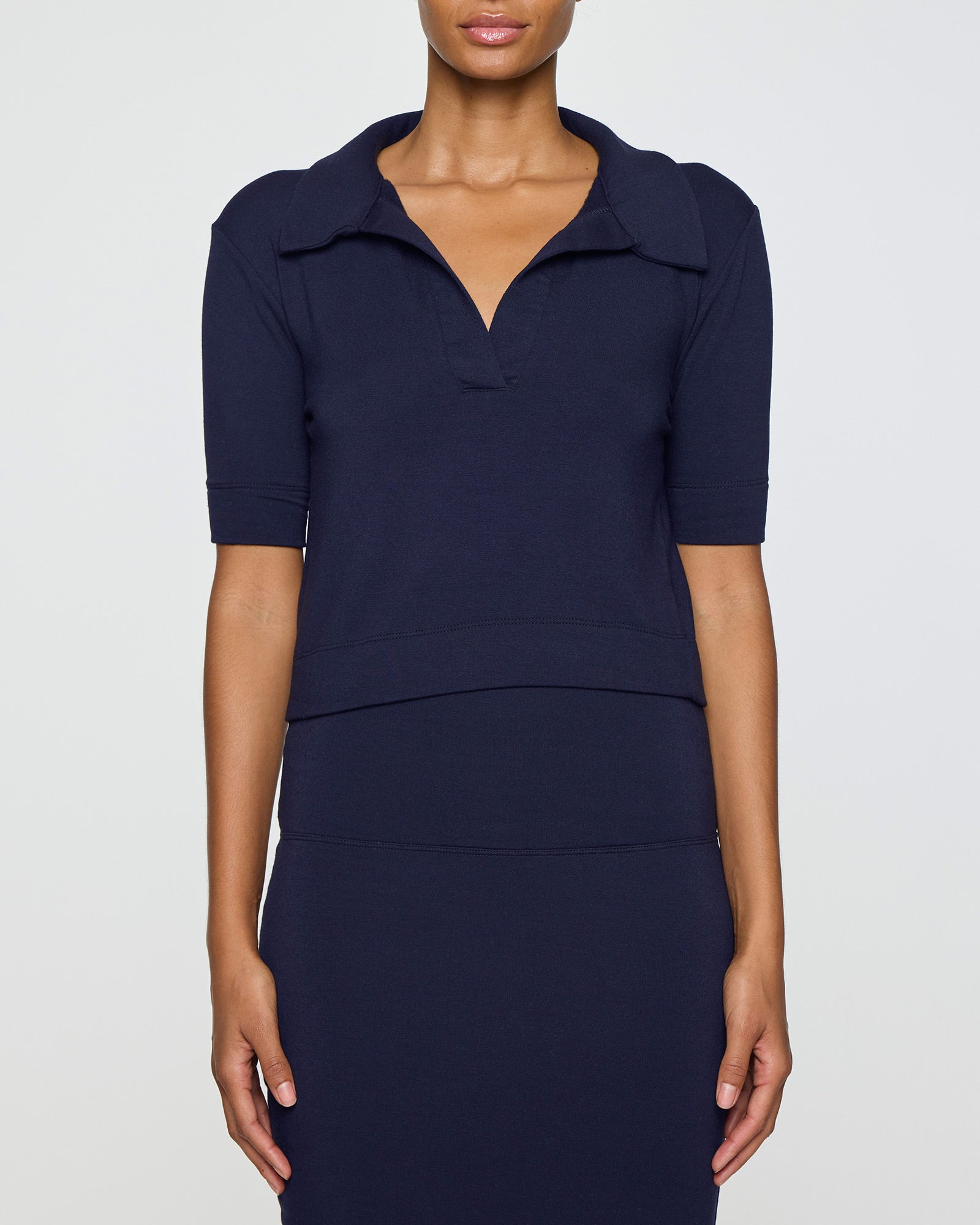Navy | Women's Elevated Polo Front