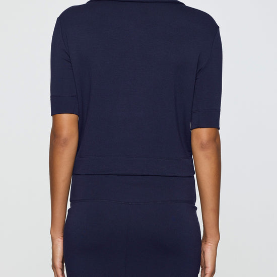 Navy | Women's Elevated Polo Back
