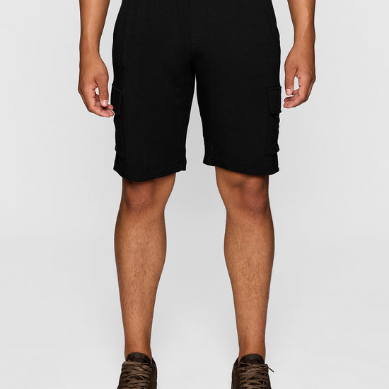 Black | Men's Cargo Short by Bleusalt