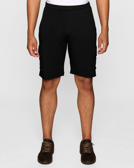 Black | Men's Cargo Short by Bleusalt