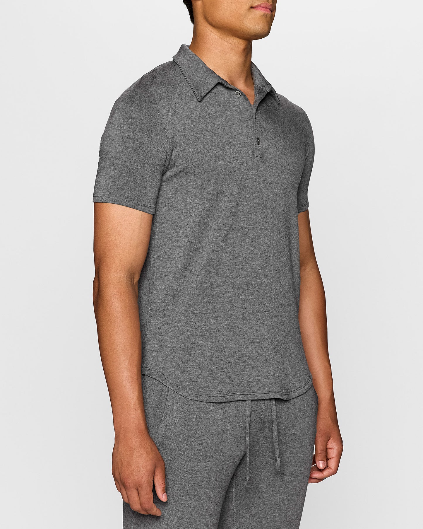 Dark Gray | Men's Polo by Bleusalt