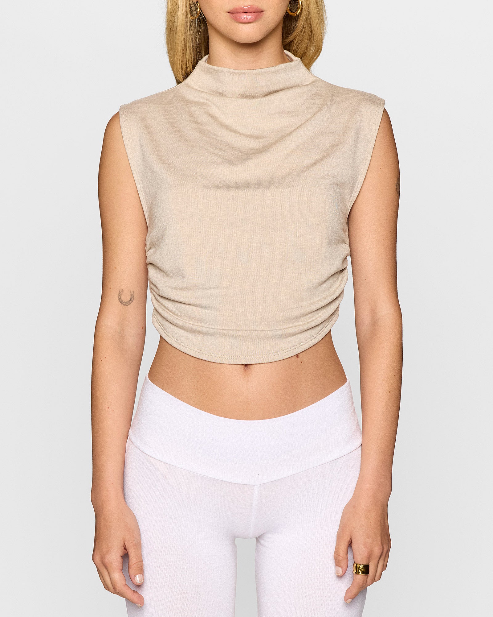 Stone | The Nina Top in Signature Bleusalt Fabric