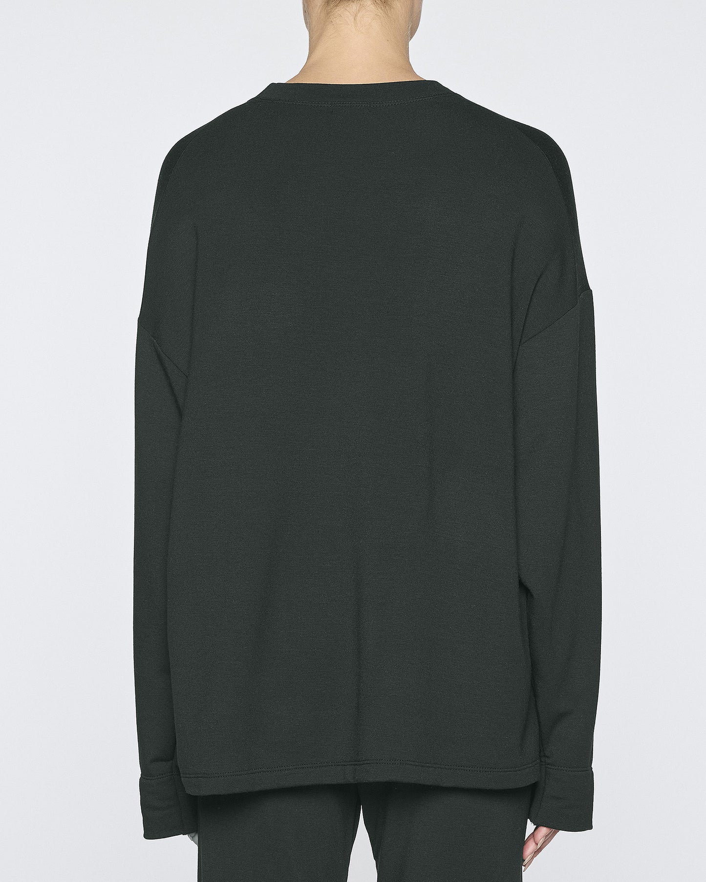 Hunter Green | The Women's Long Sleeve Oversized Crew