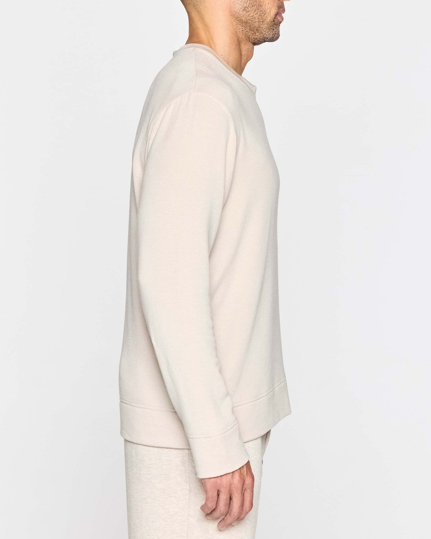 Stone | Mens Long Sleeve Side