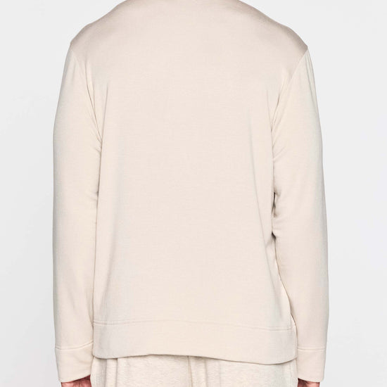 Stone | Mens Long Sleeve Crew Back