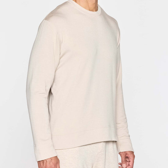 Stone | Mens Long Sleeve Pullover Angle