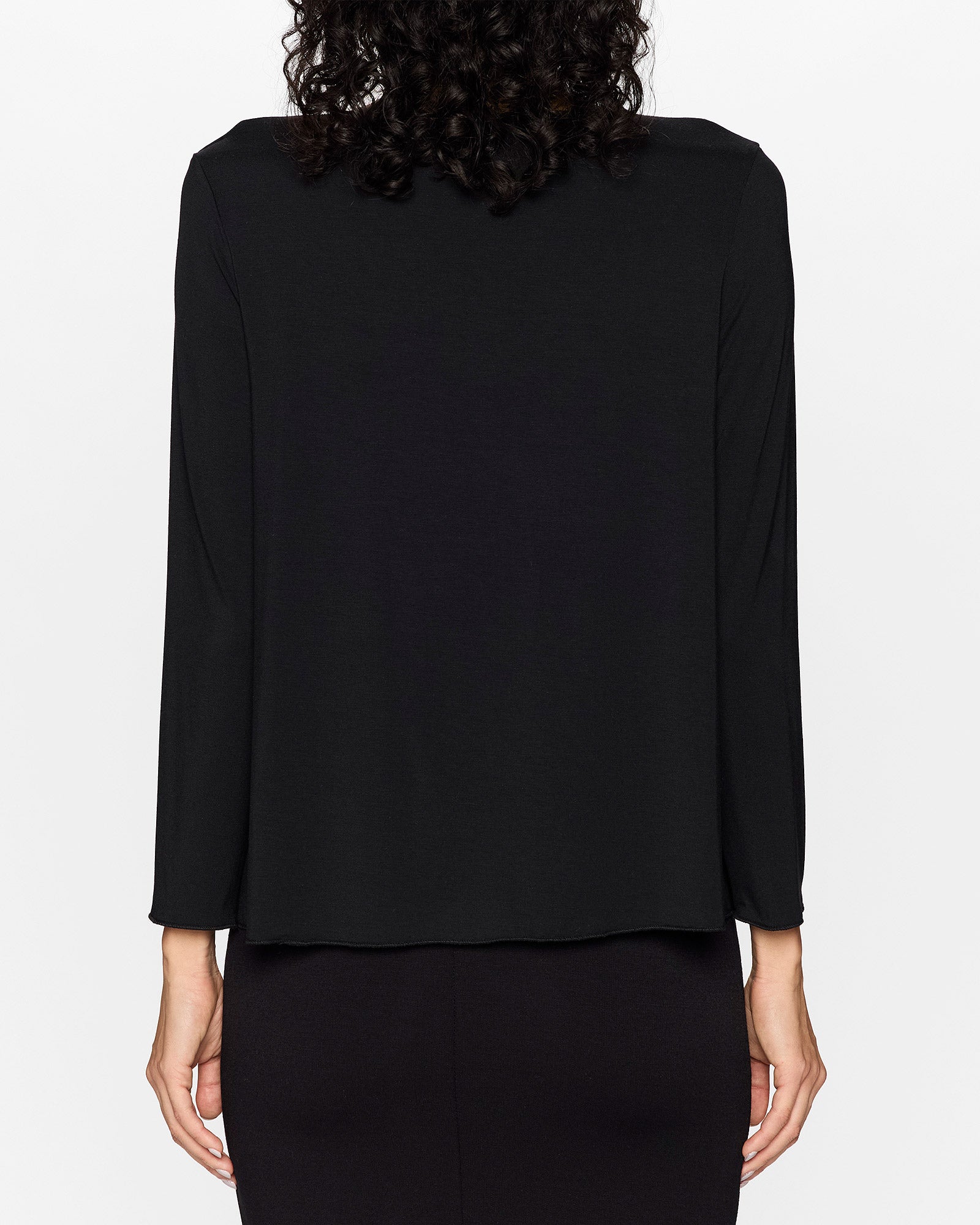 Black | The Barbra Top Lite by Bleusalt