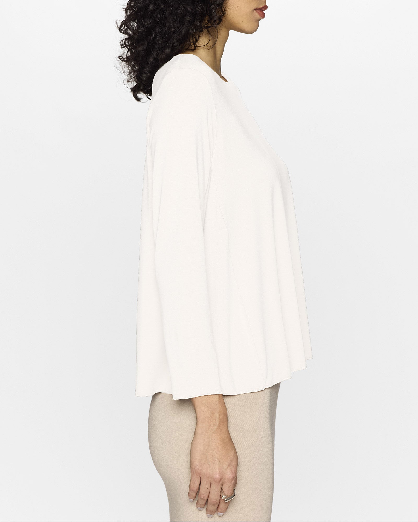 White | The Barbra Top Lite by Bleusalt
