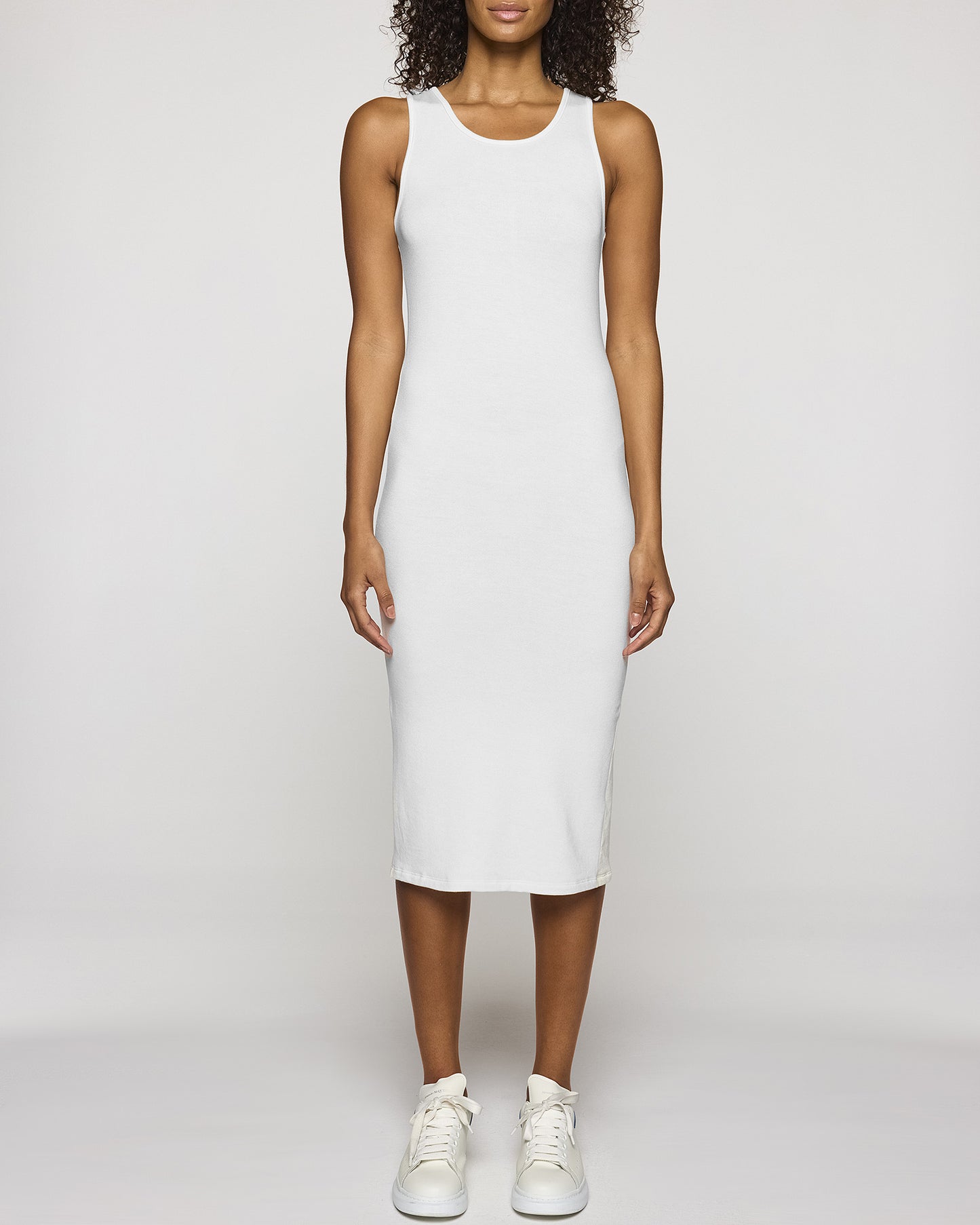 White | The Tank Dress Front