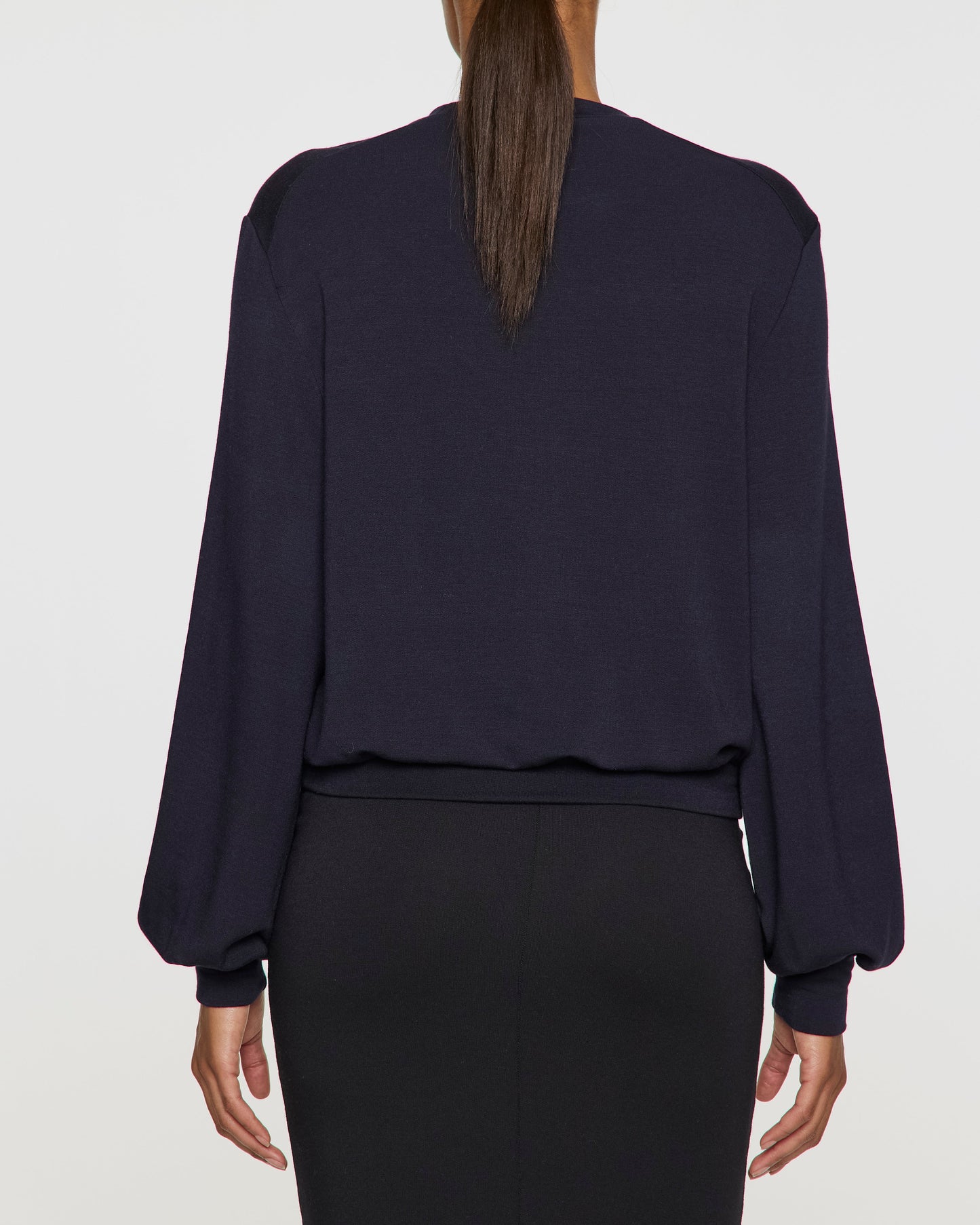 Navy | Bubble Crew Rear View