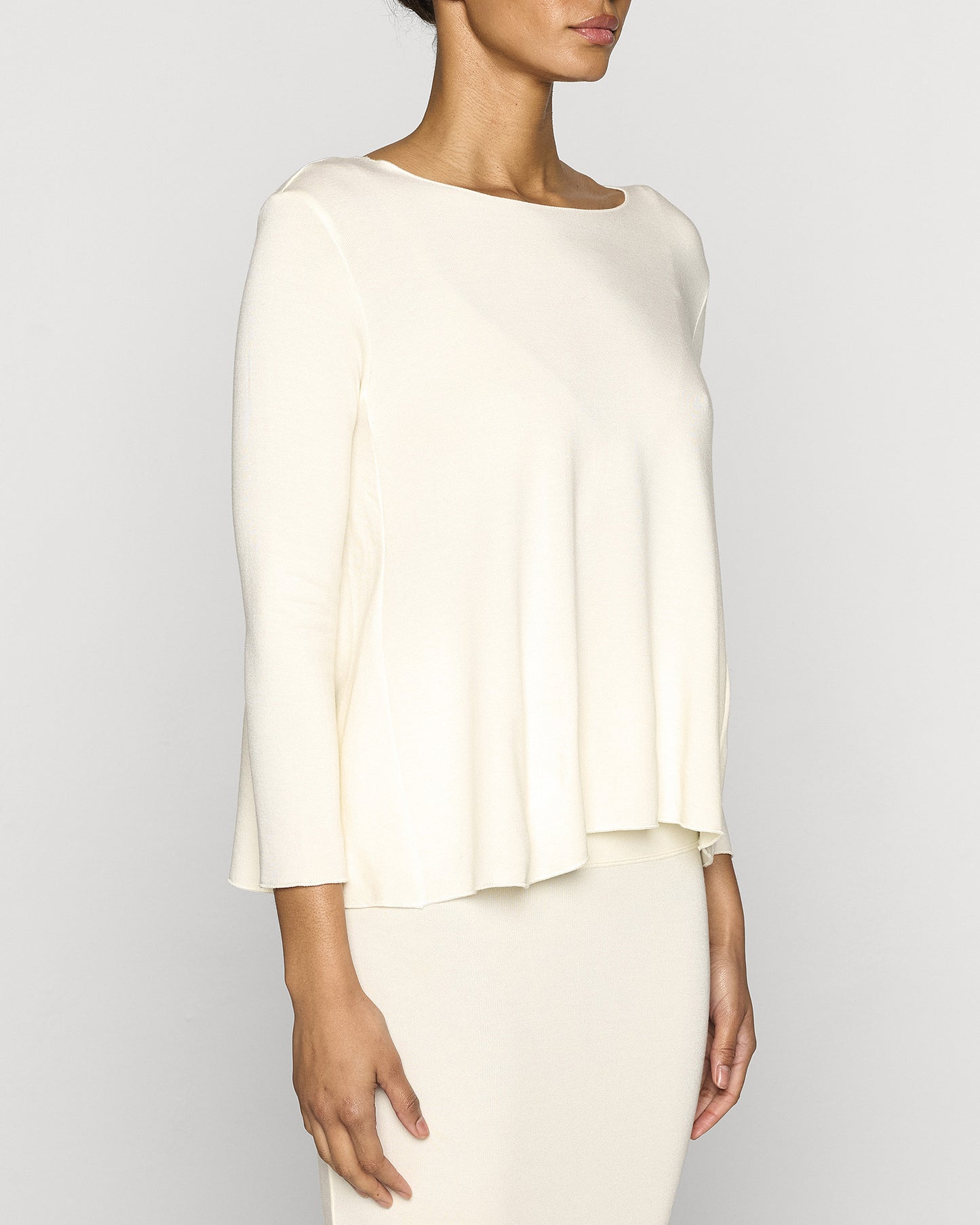 Unbleached | The Barbra Top Angle