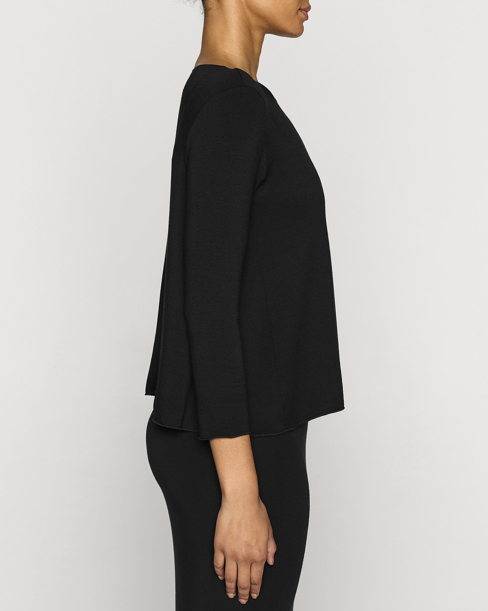Black | The Barbra Top Side