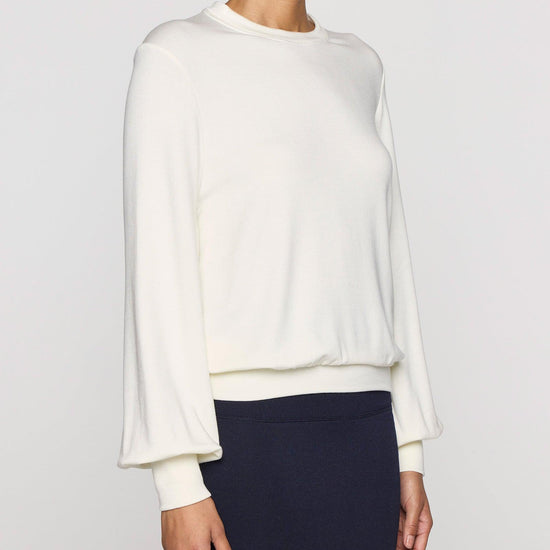 Unbleached | Womens Bubble Crew Long Sleeve