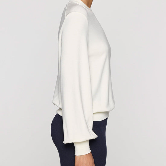 Unbleached | Womens Bubble Crew Long Sleeve