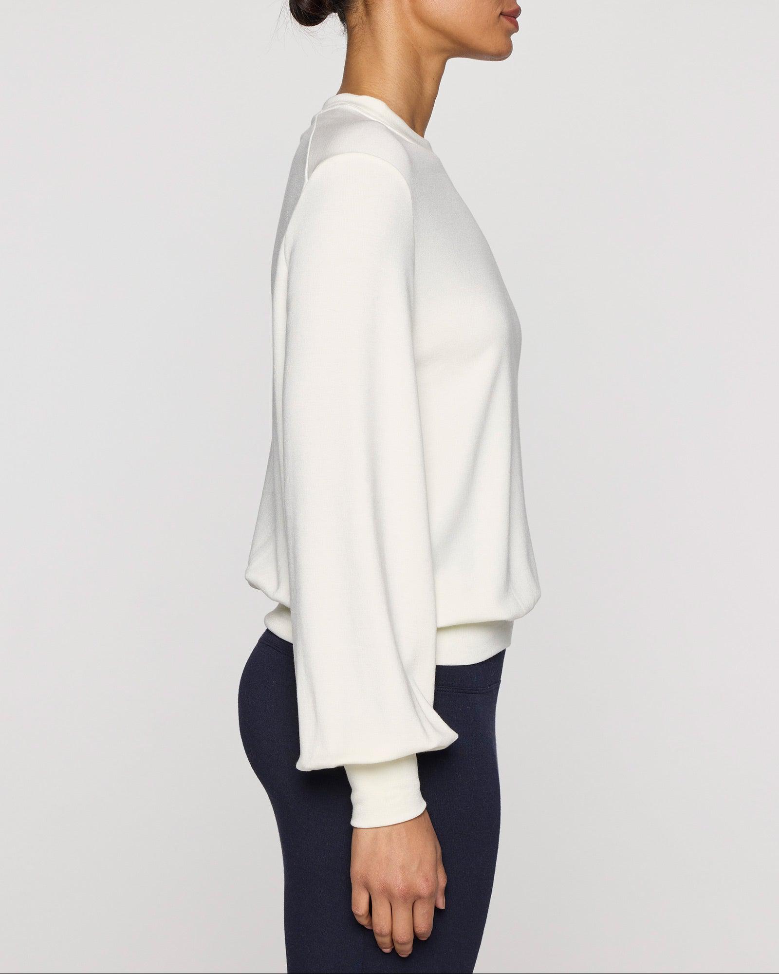 Unbleached | Womens Bubble Crew Long Sleeve