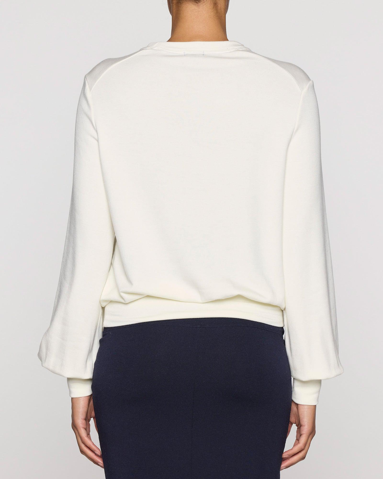 Unbleached | Womens Bubble Crew Long Sleeve