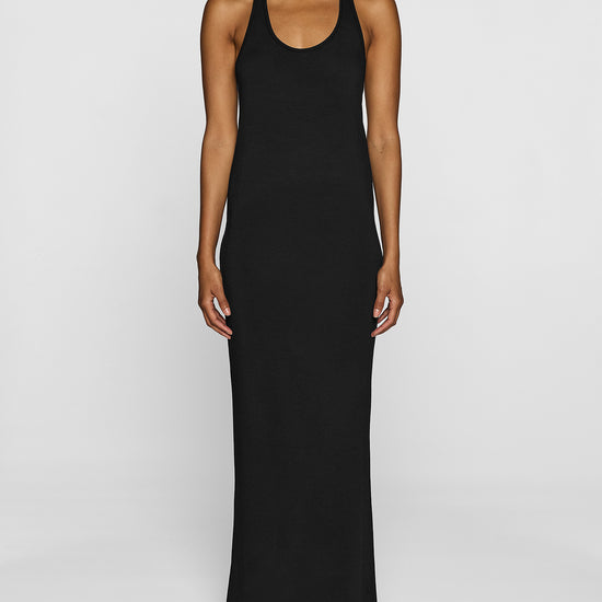 Black | The Racerback Tank Dress