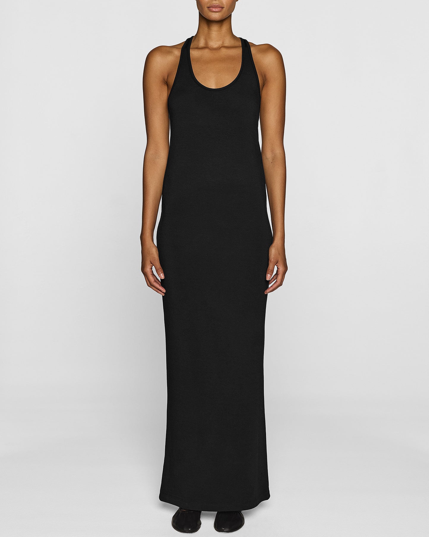 Black | The Racerback Tank Dress