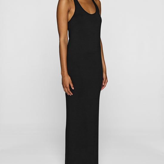 Black | The Racerback Tank Dress
