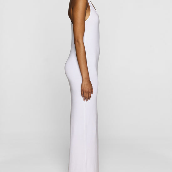 White | The Racerback Tank Dress