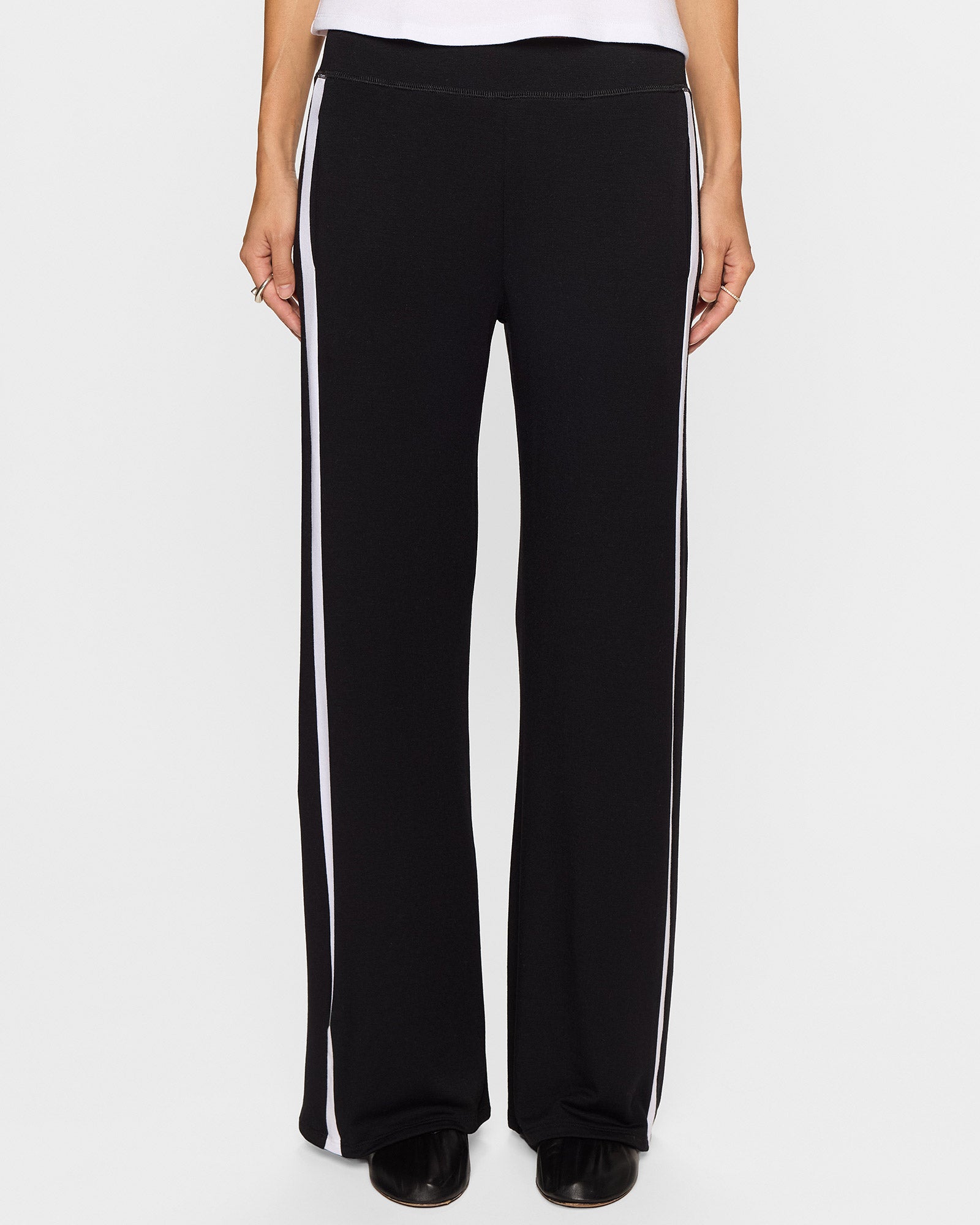 Black/White | The Cindy Racer Pant