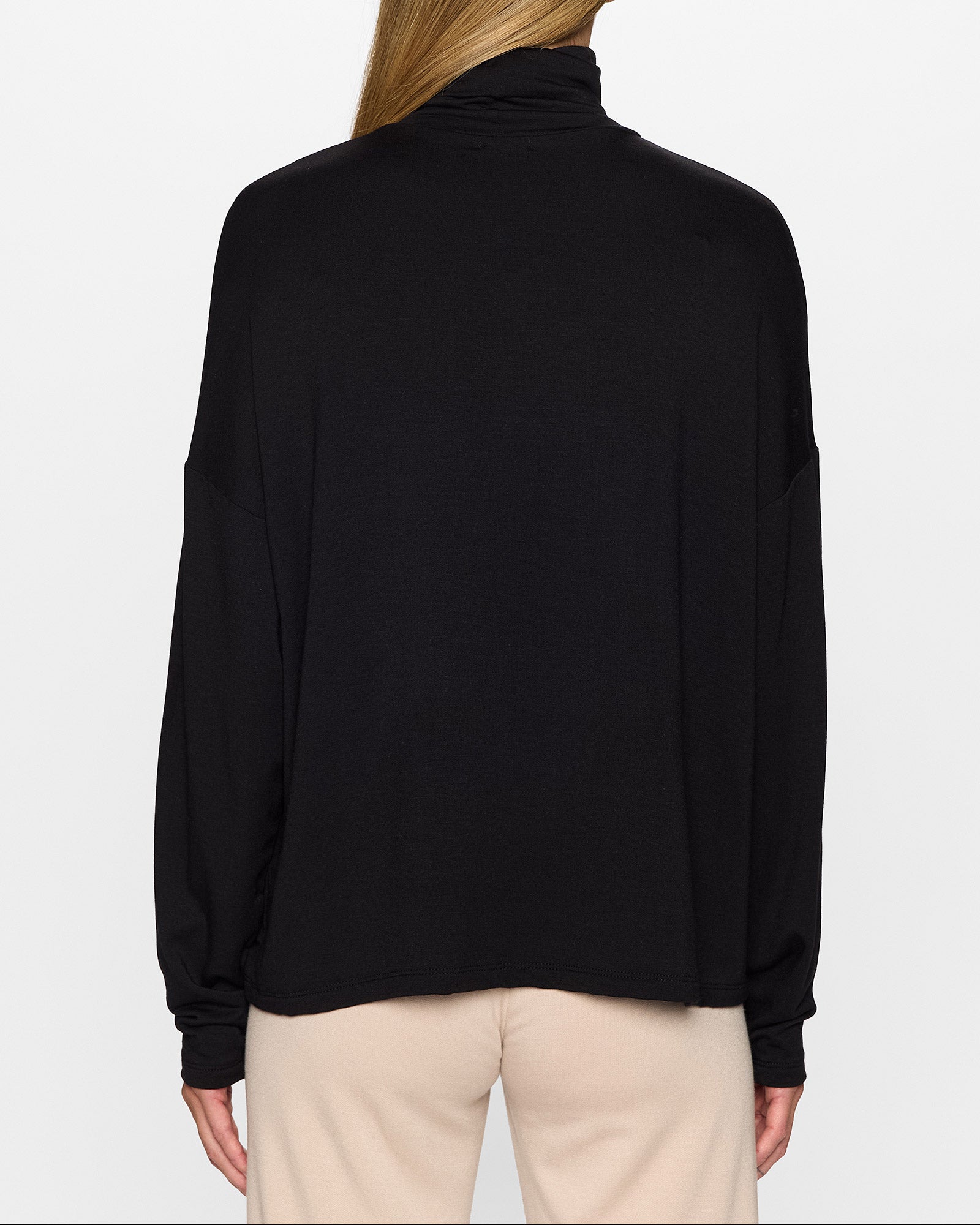 Black | The Oversized Turtleneck