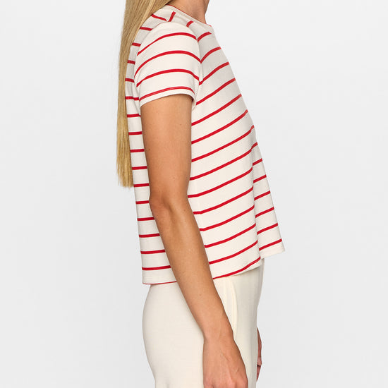 Red Stripe | The Perfect Womens T-Shirt