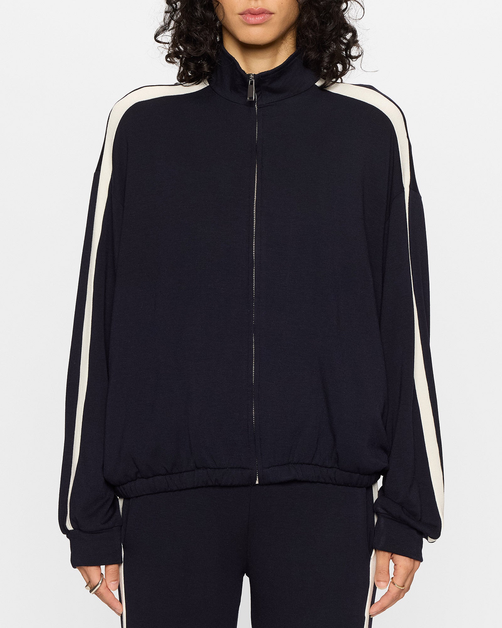 Navy/Unbleached | The Bui Racer Zip