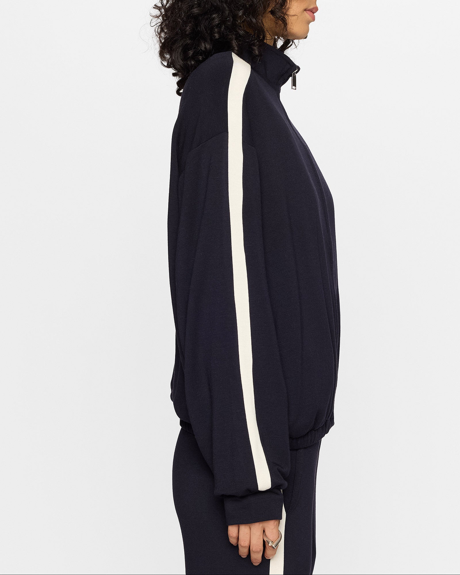 Navy/Unbleached | The Bui Racer Zip