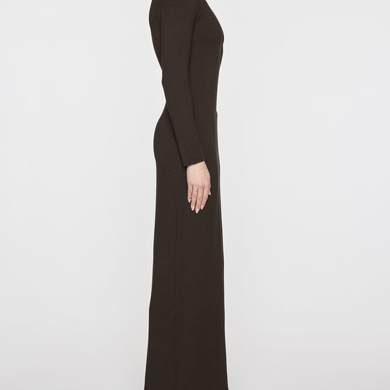 Coco | Long Sleeve Crew Dress Side