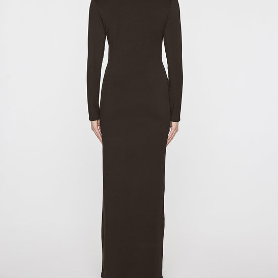 Coco | Long Sleeve Crew Dress Back
