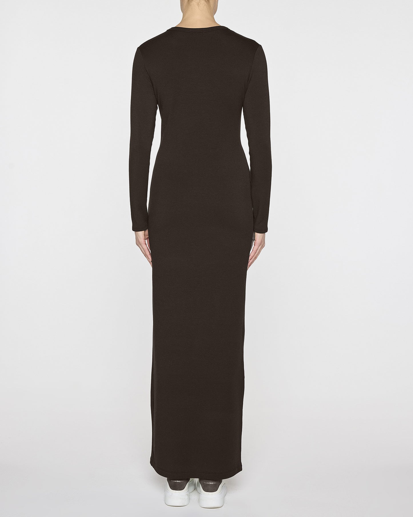 Coco | Long Sleeve Crew Dress Back