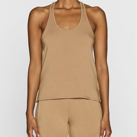 Camel | The Womens Racerback Tank